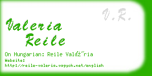 valeria reile business card